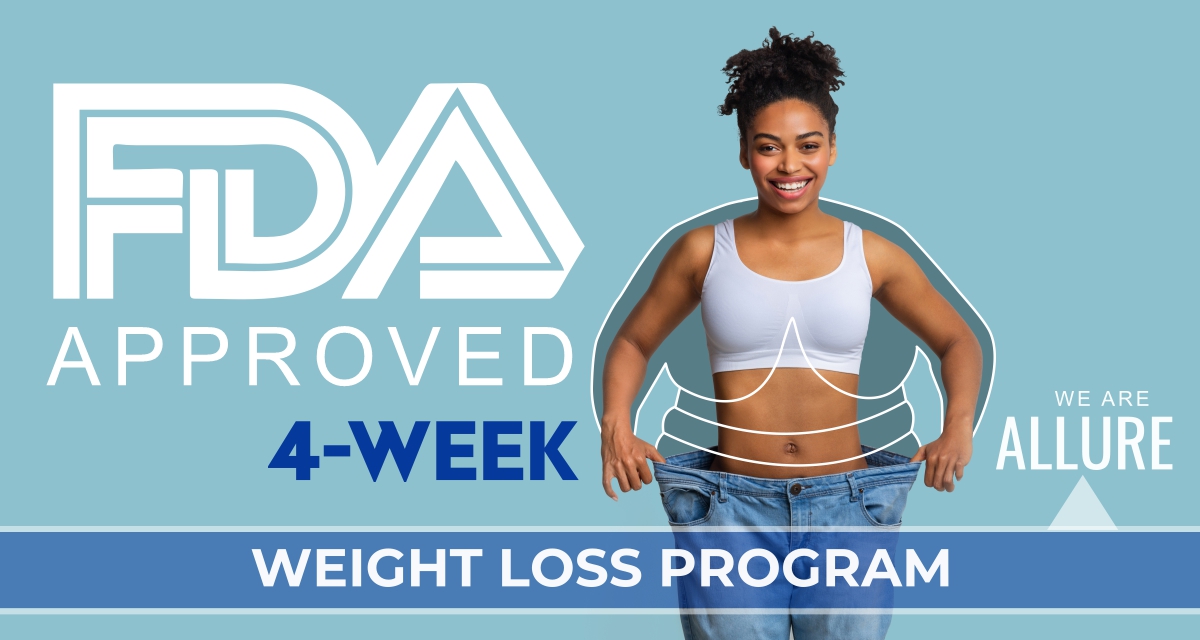 Smiling woman showing progress after completing a 4 Week Weight Loss Program