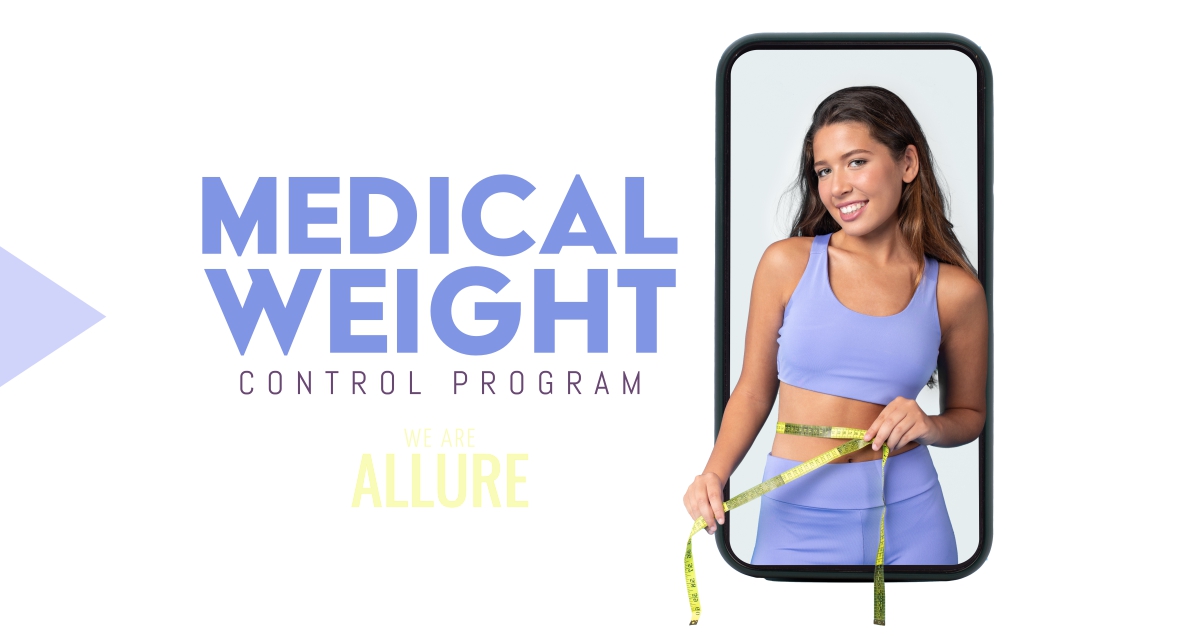 Woman smiling after weight loss success at Allure Medical Weight Control in Riverside