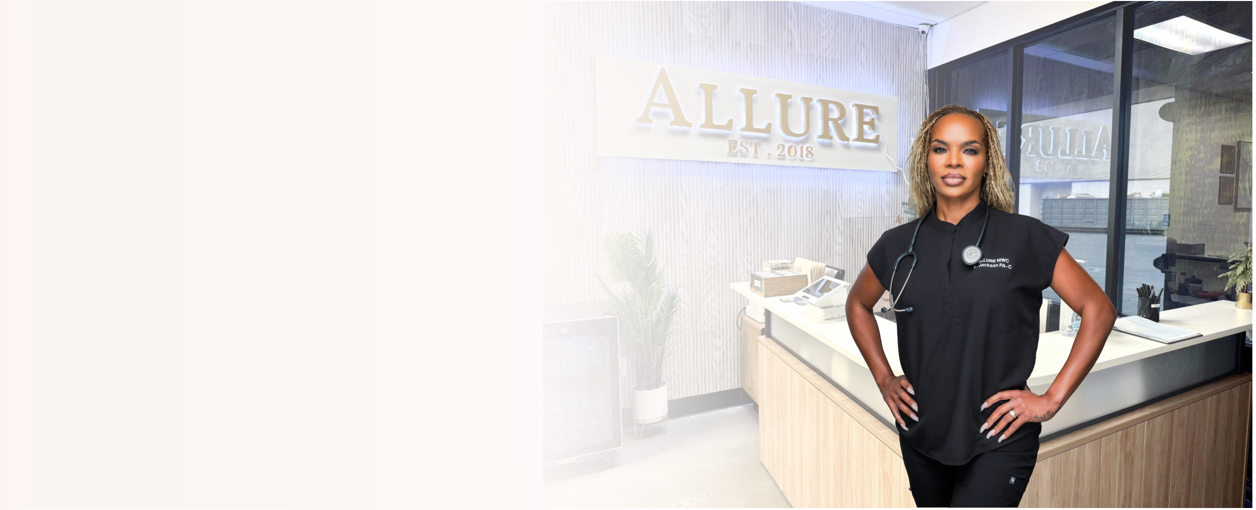 La'Shawnta Jackson, PA-C, at the Allure Medical Weight Control & Wellness clinic in Riverside, CA