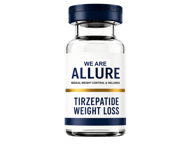 Tirzepatide injection vial and syringe for physician-supervised medical weight loss treatment in Riverside, CA.