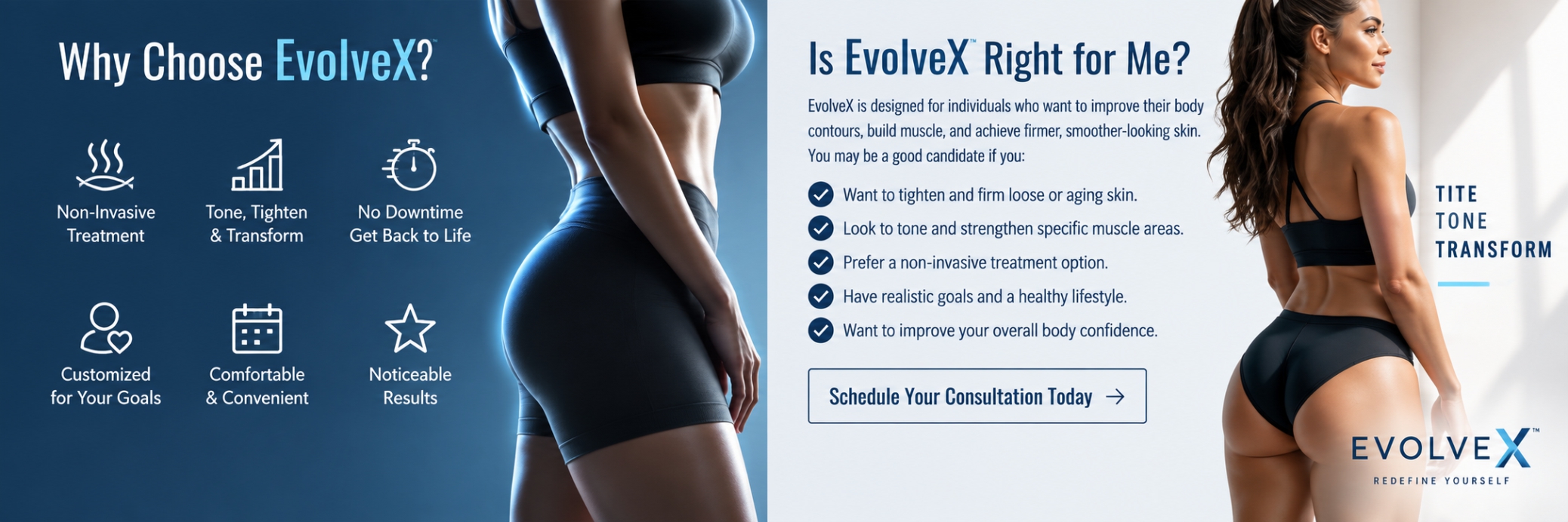 Why choose EvolveX body contouring at Allure Medical Weight Control & Wellness in Riverside, CA